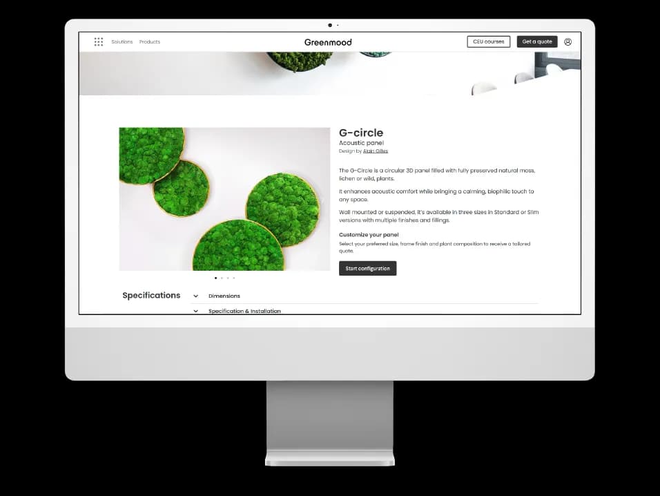 Penser en produit, pas en pages.